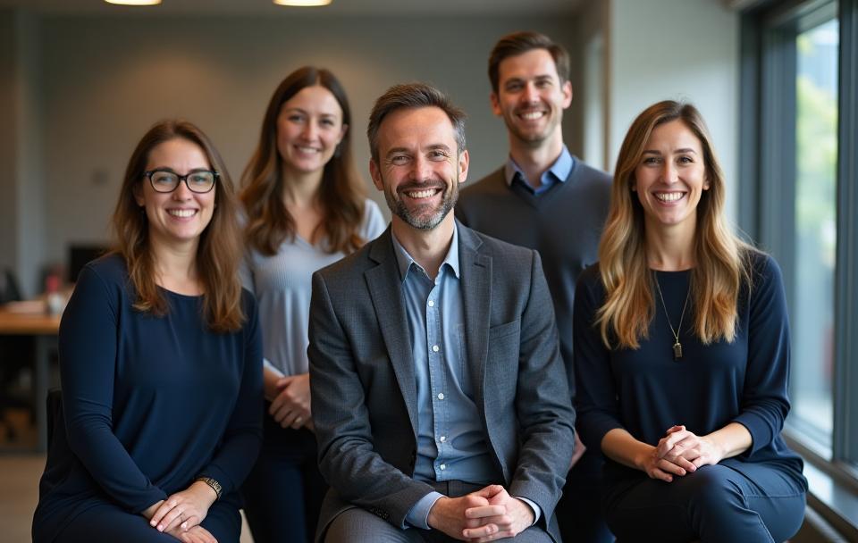Groepsfoto van het Groenveld Technologies team
